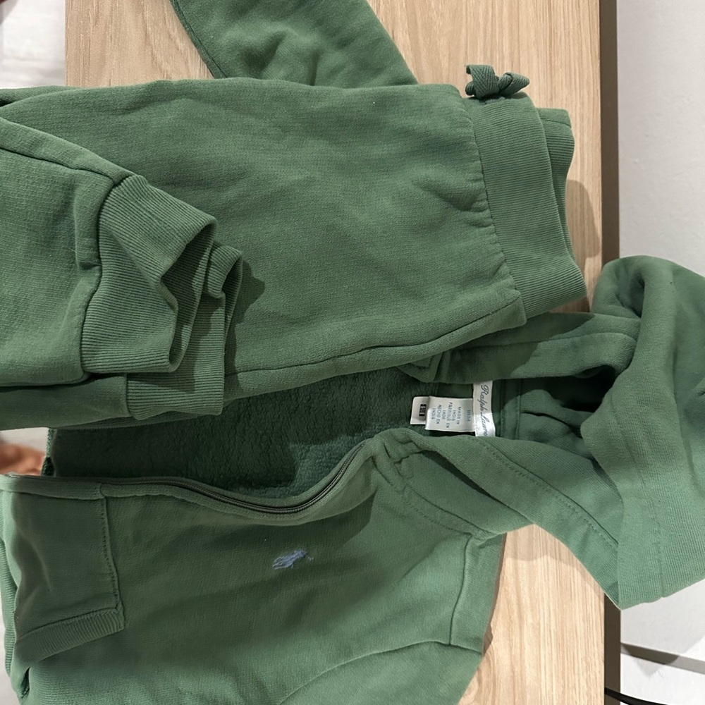 Ralph Lauren Kids Green Sweatshirt & Joggers Set